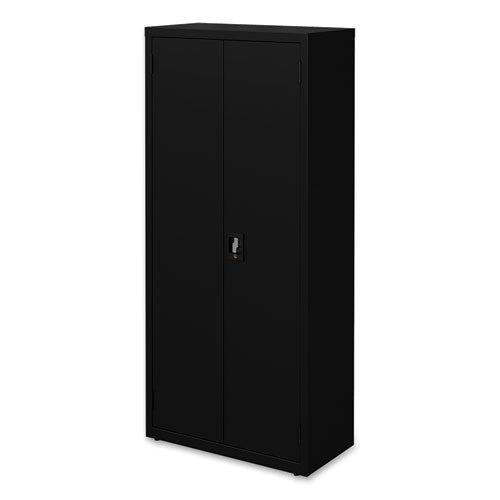 OIF Fully Assembled Storage Cabinets 3 Shelves 30"x15"x66" Black