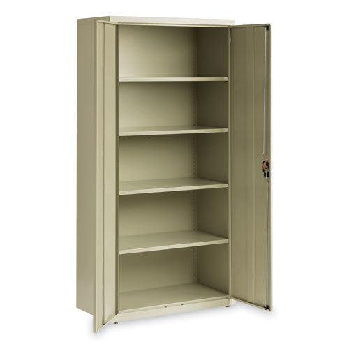 OIF Fully Assembled Storage Cabinets 5 Shelves 36"x18"x72" Putty