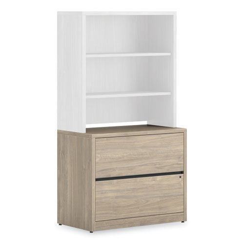 HON 10500 Series Lateral File 2 Legal/letter-size File Drawers Kingswood Walnut 36"x20"x29.5"
