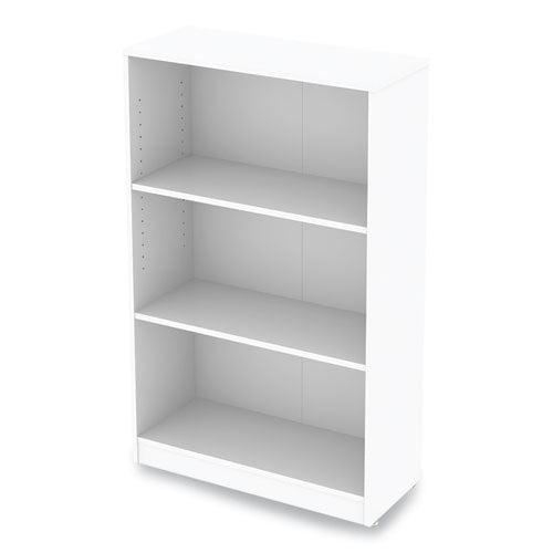 Workspace By Alera Three-shelf Bookcase 27.56"x11.42"x44.33" White