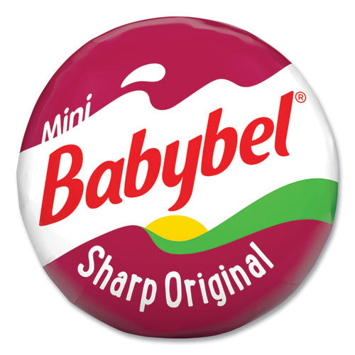 Mini Babybel Sharp Original Sharp Cheddar 0.71 Oz Individually Wrapped 6/bag 6 Bags/Case