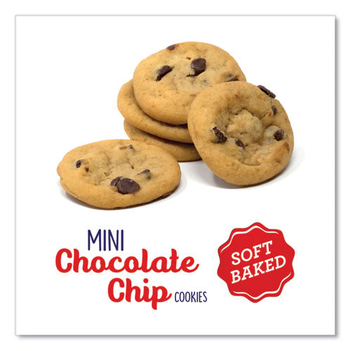 Soft Baked Mini Chocolate Chip Cookies, 1.5 oz Pouch, 28/Pack, Ships in 1-3 Business Days Soft Baked Mini Chocolate Chip Cookies, 1.5 oz Pouch, 28/Pack, Ships in 1-3 Business Days