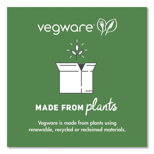 Vegware™ Nourish Molded Fiber Takeout Containers 6.1x9x2.9 Natural Sugarcane 200/Case