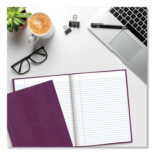 Blueline Executive Notebook 1-subject Medium/college Rule Grape Cover (72) 9.25x7.25 Sheets