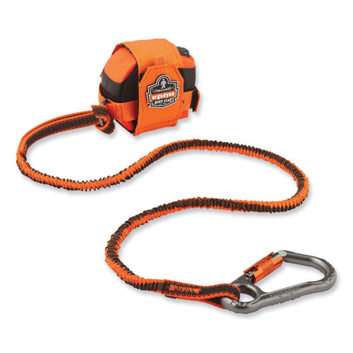 Ergodyne Squids 3108f(x)tool Lanyard W/locking Aluminum Carabiner+loop 15lb Max Work Cap 38" To 48"or/gyships In 1-3 Business Days