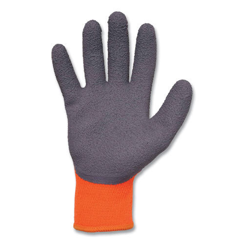 Ergodyne Proflex 7401-case Coated Lightweight Winter Gloves Orange Medium 144 Pairs/Case