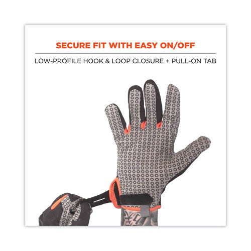 Ergodyne Proflex 821 Smooth Surface Handling Gloves Black Medium Pair