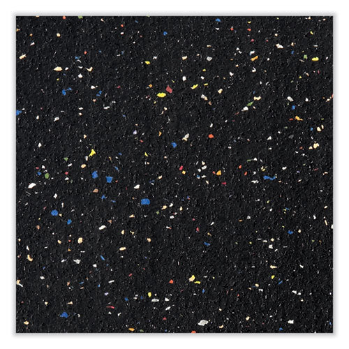 Ghent Satin Aluminum-frame Recycled Rubber Bulletin Boards 60.5x36.5 Confetti Surface