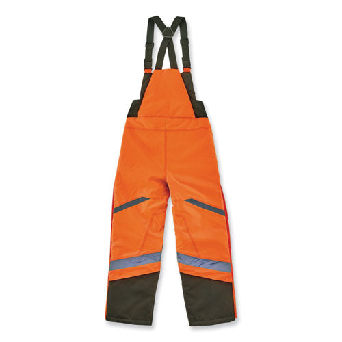 Ergodyne Glowear 8928 Class E Hi-vis Insulated Bibs 5x-large Orange