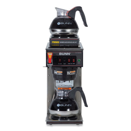BUNN Cwtf15-3 12 Cup Automatic Coffee Brewer Gray/stainless Steel