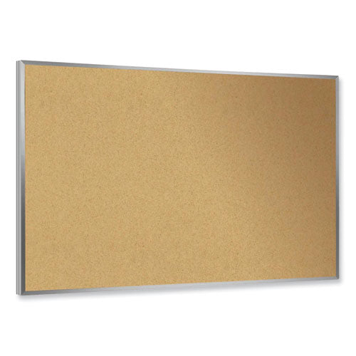 Ghent Natural Cork Bulletin Board With Frame 96.5x48.5 Tan Surface Natural Oak Frame