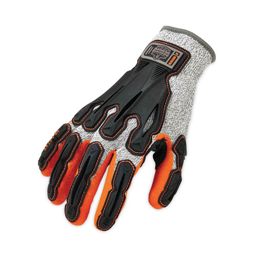 Ergodyne Proflex 922cr Nitrile Coated Cut-resistant Gloves Gray 2x-large Pair