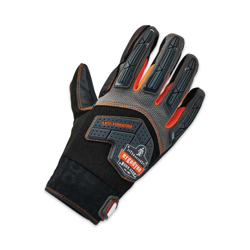 Ergodyne Proflex 9015f(x) Certified Anti-vibration Gloves And Dorsal Protection Black X-large Pair