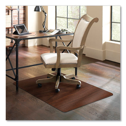 ES Robbins Trendsetter Chair Mat For Hard Floors 36x48 Cherry