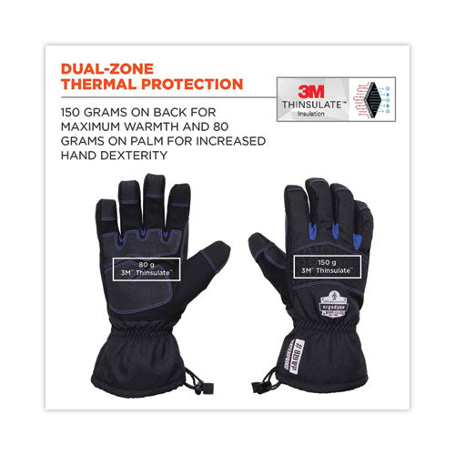 Ergodyne Proflex 819wp Extreme Thermal Wp Gloves Black X-large Pair