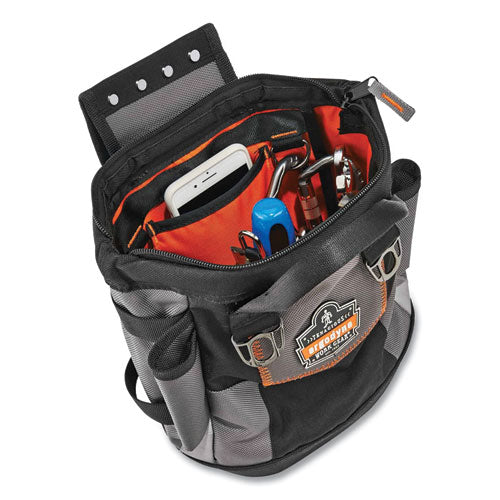 Ergodyne Arsenal 5517 Premium Topped Tool Pouch With Zipper 6x10x11.5 Polyester Black