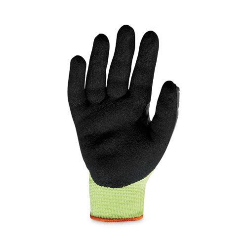 Ergodyne Proflex 7141 Ansi A4 Dir Nitrile-coated Cr Gloves Lime 2x-large 72 Pairs/pack