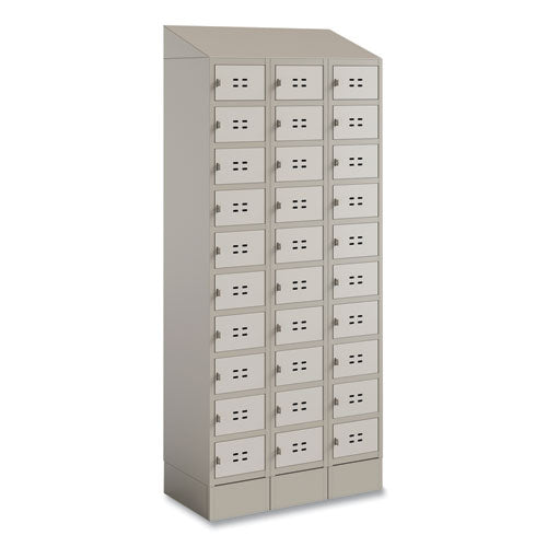 Safco Triple Continuous Metal Locker Base Addition 35wx16dx5.75h Tan