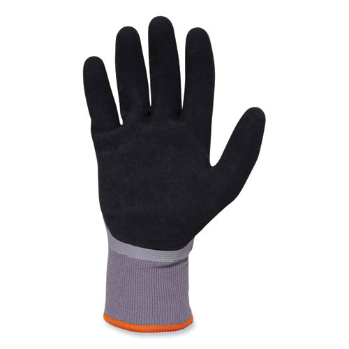 Ergodyne Proflex 7501 Coated Waterproof Winter Gloves Gray Medium Pair