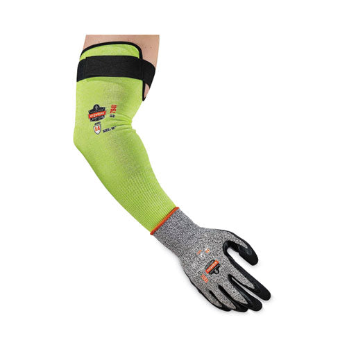 Ergodyne Proflex 7941-pr Cr Protective Arm Sleeve 18" Lime Pair