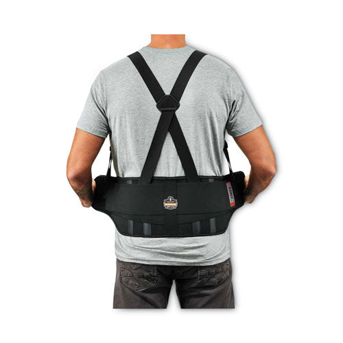 Ergodyne Proflex 1625 Elastic Back Support Brace 3x-large 46" To 52" Waist Black