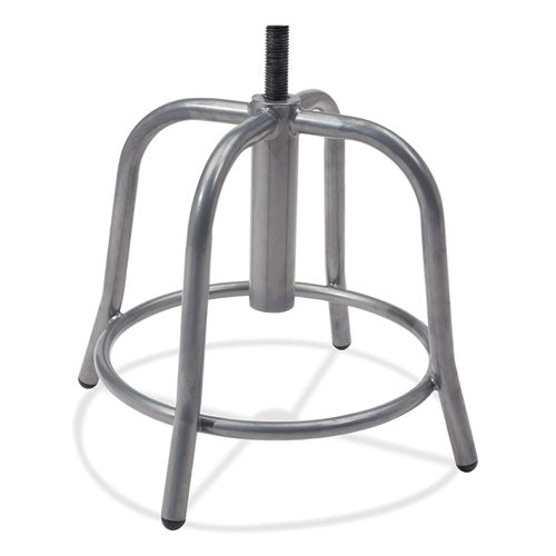 NPS 6800 Series Height Adj Metal Seat Stool Supports 300 Lb 18"-24" Seat Ht Blueberry Seat Gray Base Ships In 1-3 Bus Days