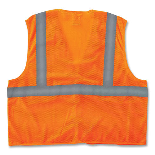 Ergodyne Glowear 8205hl Class 2 Super Economy Mesh Vest Polyester Orange X-small