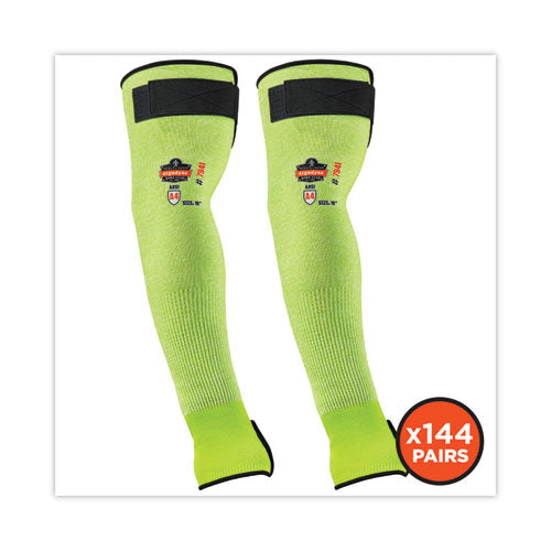 Ergodyne Proflex 7941-pr Cr Protective Arm Sleeve 18" Lime 144 Pairs/Case