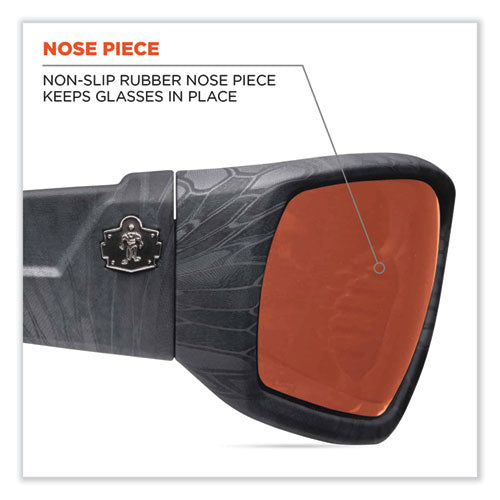 Ergodyne Skullerz Odin Safety Glasses Kryptek Typhon Nylon Impact Frame Polarized Copper Polycarb Lens