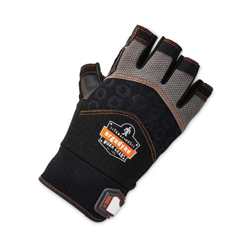 Ergodyne Proflex 900 Half-finger Impact Gloves Black 2x-large Pair