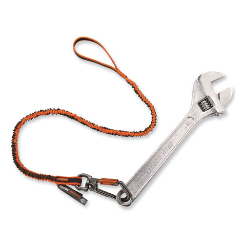 Ergodyne Squids 3109f(x) Tool Lanyard Swiveling Aluminum Carabiner+loop 25 Lb Max Work Cap 38" To 48"