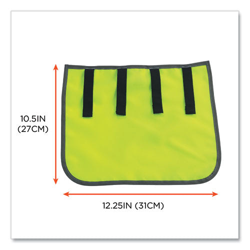 Ergodyne Glowear 8006 Hi-vis Hard Hat Neck Shade 12.25x10.5 Lime