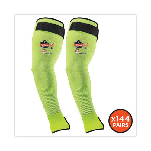 Ergodyne Proflex 7941-pr Cr Protective Arm Sleeve 22" Lime 144 Pairs/Case