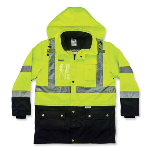 Ergodyne Glowear 8388 Class 3/2 Hi-vis Thermal Jacket Kit 3x-large Lime