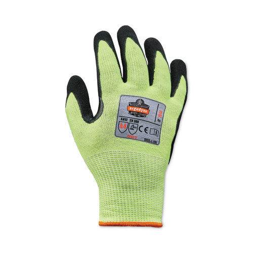 Ergodyne Proflex 7041 Ansi A4 Nitrile-coated Cr Gloves Lime Large Pair