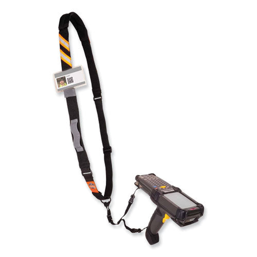 Ergodyne Squids 3137 Padded Barcode Scanner Lanyard Sling 49" To 60" Long Black