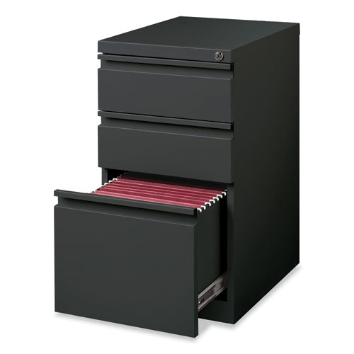Hirsh Industries Full-width Pull 20 Deep Mobile Pedestal File Box/box/file Letter Charcoal 15x19.88x27.75