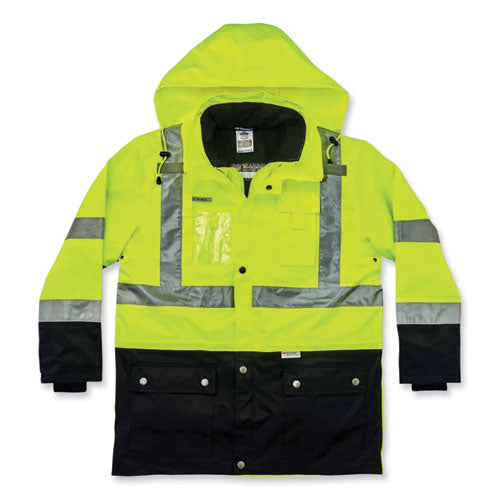 Ergodyne Glowear 8388 Class 3/2 Hi-vis Thermal Jacket Kit 4x-large Lime