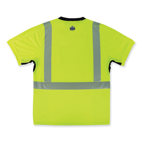 Ergodyne Glowear 8283bk Class 2 Lightweight Performance Hi-vis T-shirt Polyester 2x-large Lime