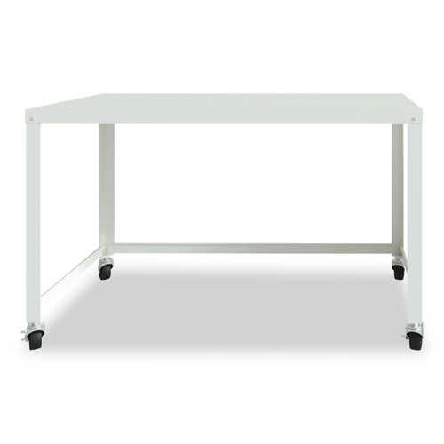 Hirsh Industries Rta Mobile Desk 47.45x23.88x29.6 White