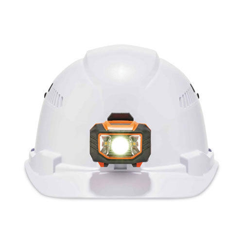 Ergodyne Skullerz 8972led Class C Hard Hat Cap Style With Led Light White