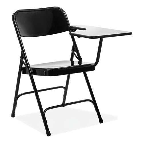 NPS 5200 Series Left-side Tablet-arm Folding Chair Supports 480 Lb 17.25" Seat Height Black 2/Case Ships In 1-3 Bus Days