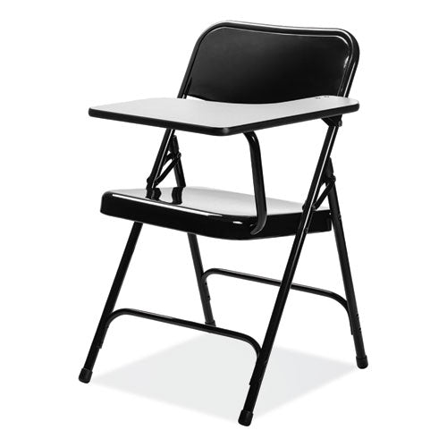NPS 5200 Series Left-side Tablet-arm Folding Chair Supports 480 Lb 17.25" Seat Height Black 2/Case Ships In 1-3 Bus Days