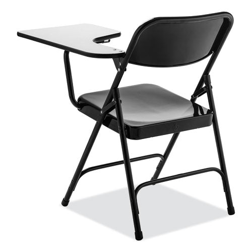 NPS 5200 Series Left-side Tablet-arm Folding Chair Supports 480 Lb 17.25" Seat Height Black 2/Case Ships In 1-3 Bus Days