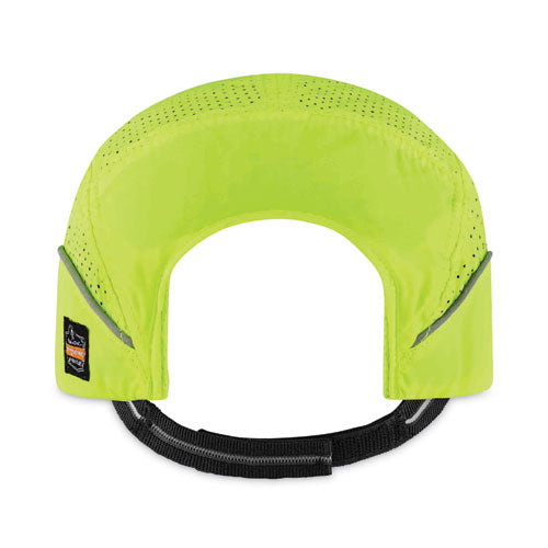 Ergodyne Skullerz 8955 Lightweight Bump Cap Hat Long Brim Lime