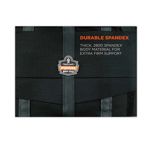 Ergodyne Proflex 1100sf Standard Spandex Back Support Brace 2x-large 42" To 46" Waist Black