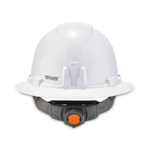 Ergodyne Skullerz 8971 Class E Hard Hat Full Brim White