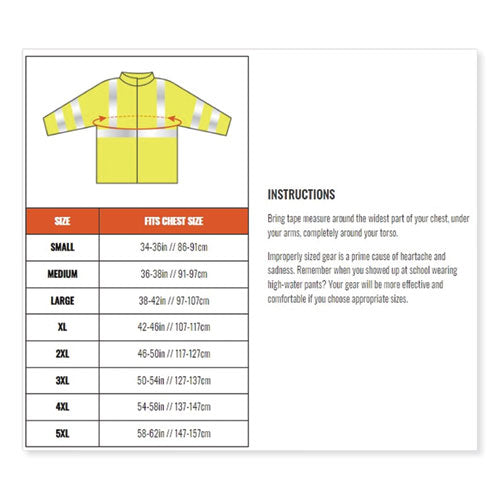 Ergodyne Glowear 8386 Class 3 Hi-vis Outer Shell Jacket Polyester X-large Lime