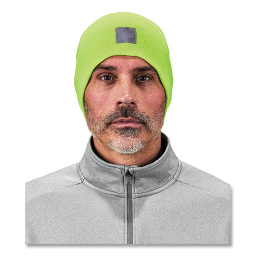 Ergodyne N-ferno 6812 Rib Knit Beanie One Size Fits Most Lime