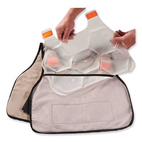 Ergodyne Chill-its 6220 Phase Change Cooling Vest Charge Packs Small/medium 12x16.25